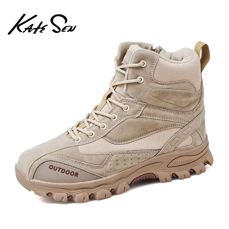 

Winter Autumn Men Military Boots Quality Special Force Tactical Desert Combat Ankle Boats Army Work Shoes Leather Snow Boots