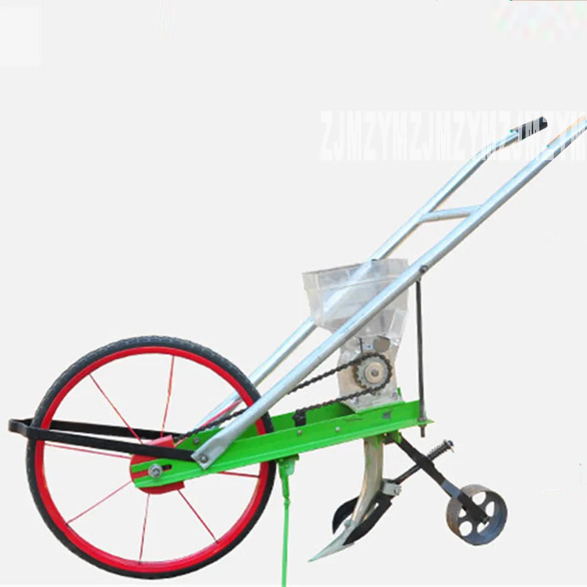 SH-B02-07 No-seedling Precision Seeder Grain Farm Implements Push Chain Drum Single Row 2-8CM Adjustable Plant Spacing | Дом и сад