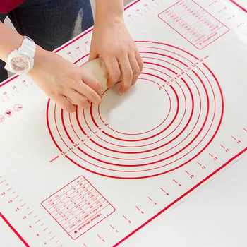 

Silicone Kneading Pad Pastry Board Kitchen Baking Mat NonStick Pizza Dough Pad Rolling Dough Mat Flour Table Sheet Kitchen Tools
