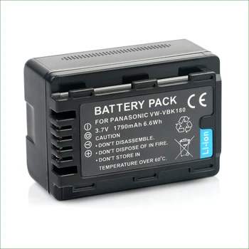 

LANFULANG VW-VBK180 Digital Camera Battery and Charger for Panasonic SDR-T56 SDR-T70 SDR-T71 SDR-T76 VBK180 VBK360