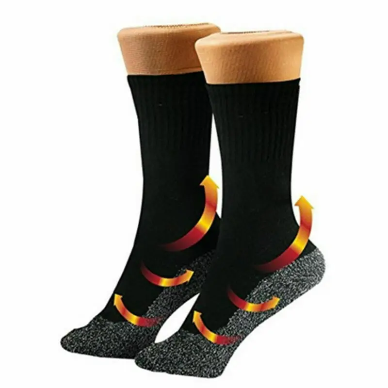 Новое поступление зимние волокна мужские теплые носки большой размер хлопок теплые толстые носки термоноски