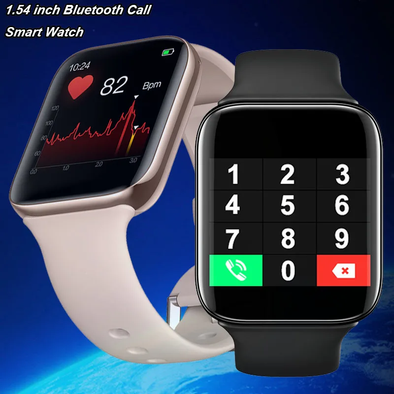 Photo Product 2021 Smart Watch Men & Women HD Bluetooth Call Music Player Heart Rate/Blood Pressure Monitor Sports Watch For IOS & Android