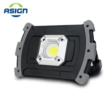 20 Вт светодиодный портативный Точечный светильник, светодиодный рабочий светильник, Перезаряжаемый 18650 аккумулятор, светильник-вспышка, наружная лампа, водонепроницаемая, IP44, для охоты, кемпинга