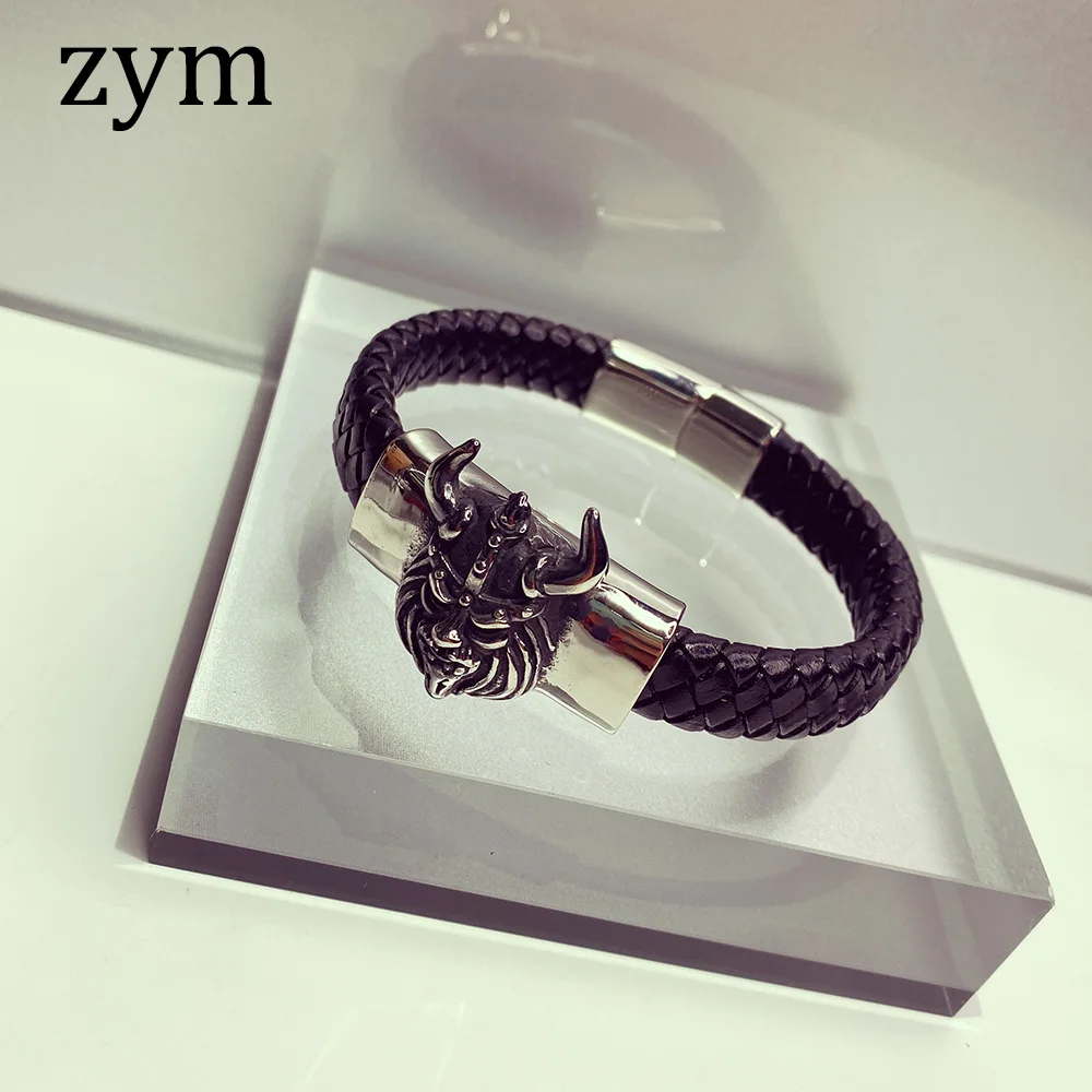 Zym2019 популярный бренд devil браслет Высокое качество европейский и американский стиль браслет Модный Ретро дизайн Мужской панк браслет