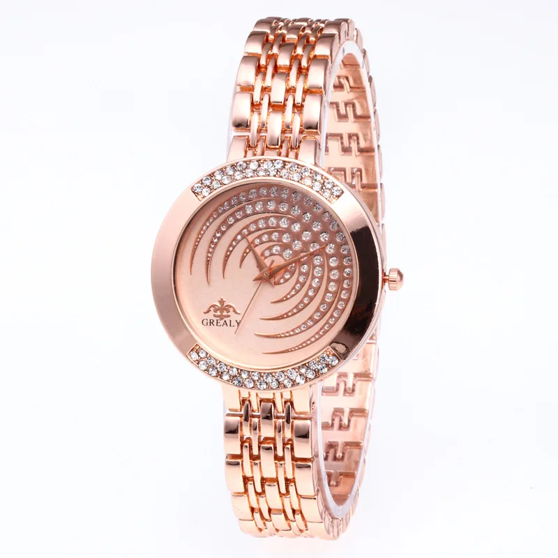 

2020 new women's watch with diamond steel alloy women's watch top luxury Fashion simple and simple business ladies quartz watch