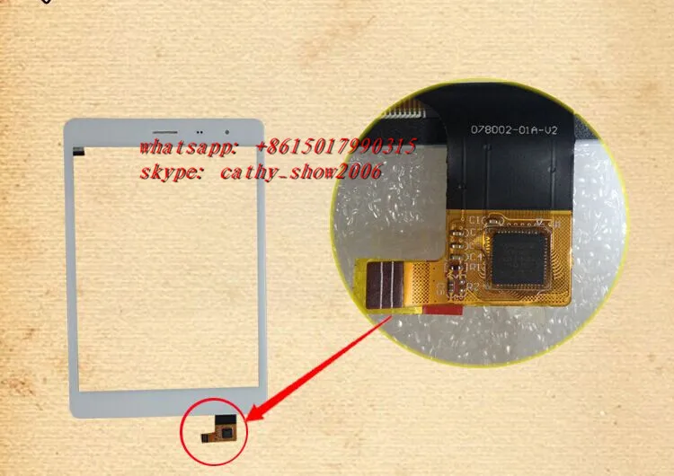 Сенсорный экран 7 85 дюйма G18 3G MINI 4g дигитайзер панель 078002 01A V2 CTP078047 05 стеклянный