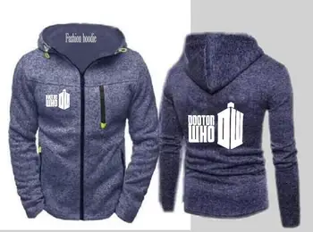 

New fashion DOOTOR WHO clothes loose hoodie zipper warm casual men's DOOTOR WHO hooded jacket