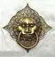 ymying Chinese Bronze Foo Dog Lion square Door Knocker | Дом и сад