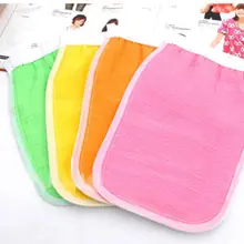 Scrubber Shower Wash Skin Body Gloves HOT Color Sided Shower Exfoliating Bath Brush Gloves Massage Shower Accessories