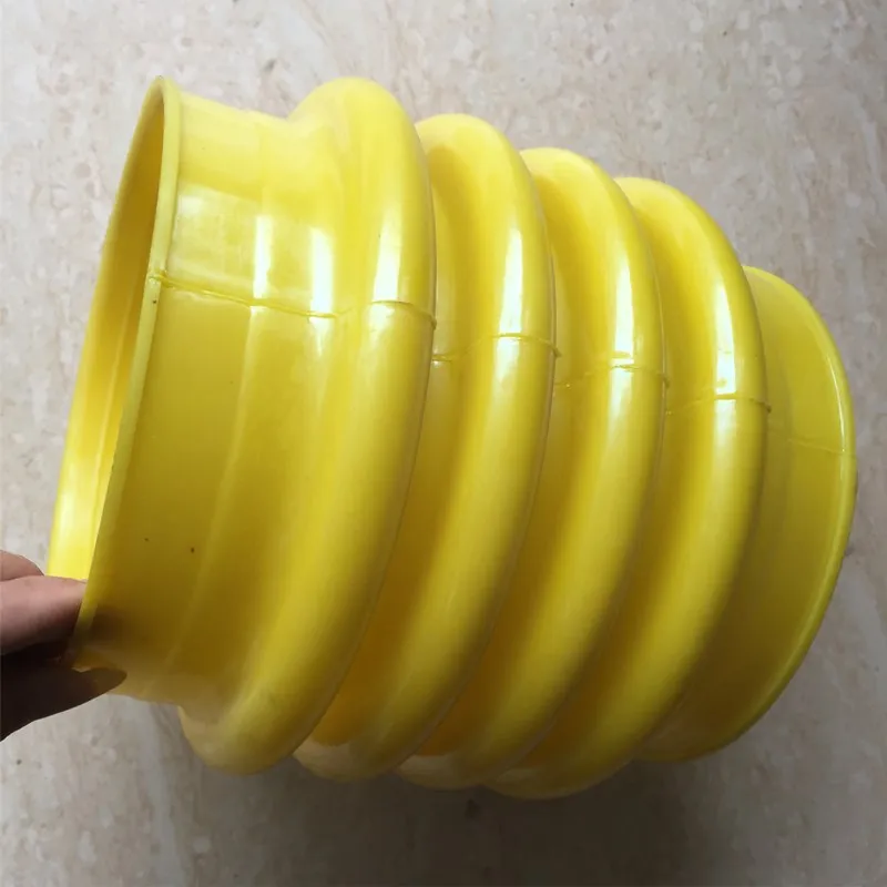 New 1Pcs Yellow Polyurethane Jumping Jack Bellows Boot 17.5cm For Wacker Rammer Compactor Tamper Power Tools Accessories | Инструменты