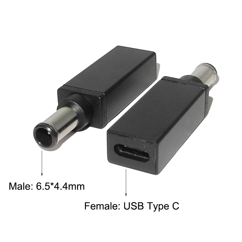 Адаптер питания постоянного тока Переходник USB Тип C Женский до 6 0x4 4 мм 5*4 Мужской