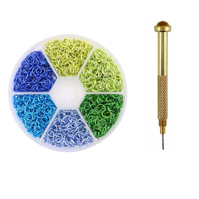 Pierced Arylictips Punk Charms 5-6mm Loops Metal Tools Piercing Jewelry Connect Hoop Decoration Nail Art Alloy Ring 2022