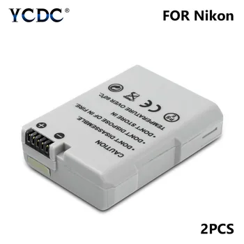 

2020 Promotion New 2Pcs EN-EL14A 7.2v Lithium Rechargeable Batteries Camera Battery For Nikon D3100 D3300 D5100 D5500 DF