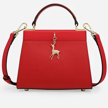 

women genuine leather shoulder bag High-end JOSEPHAMANI Brand handbag British fashion bolsa feminina