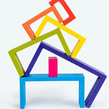 

1 Set of Building Blocks Graphics Toy Kids Early Education Recognize Toy