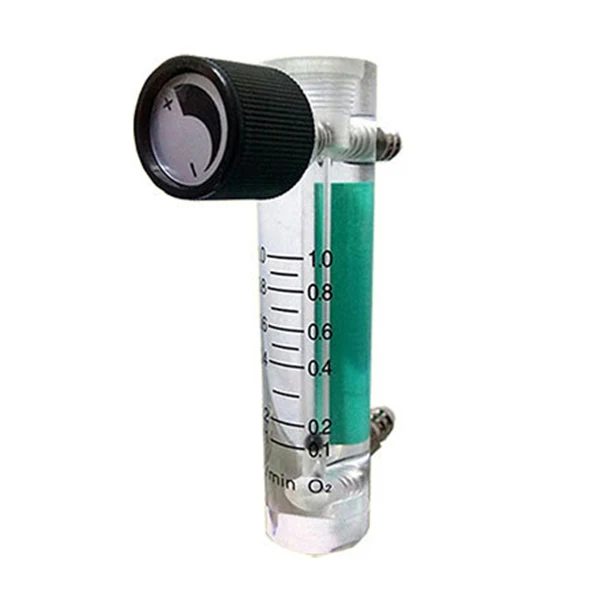 

0.1-1LPM 1L Oxygen Flow Meter Flowmeter with Control Valve for Oxygen Air Gas