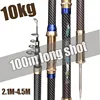 Best Telescopic Portable Rotary fishing 2.4M,2.7M,3.6M,3.9M,4.5M Fishing Rod Travel Sea Boat Rock Fishing Rod Carp Fishing Gear ► Photo 1/6