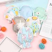 1 пара, новые детские перчатки с защитой от царапин, хлопок, защита на Кроватку Новорожденного, рукавицы для лица, Аксессуары для младенцев, отправлено случайным образом