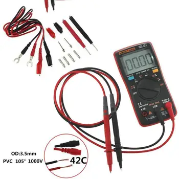 

ANENG AN8008 True-RMS Digital Multimeter 9999 counts Square Wave Backlight AC DC Voltage Ammeter Current Ohm Auto/Manual