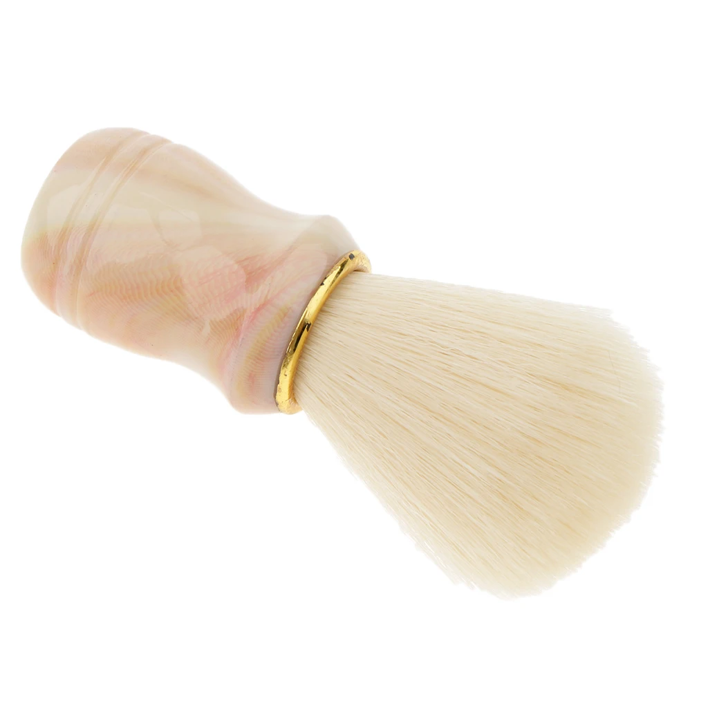 Mens Beard Mustache Shaving Brush Bristles Hair Removal Neck Duster Brush