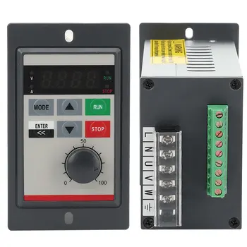 

Small Frequency Inverter 0.2KW Single Phase 220V Micro Frequency Converter Motor Controller