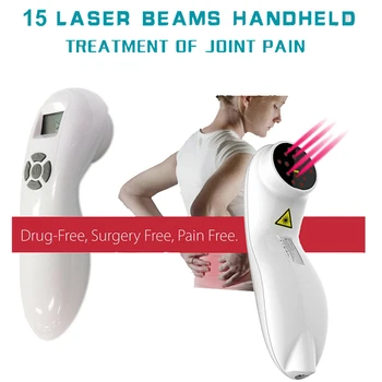 

LLLT 808nm+650nm Red Light Laser Hand-Held Cold Laser Pain Relief Device Therapy Equipment
