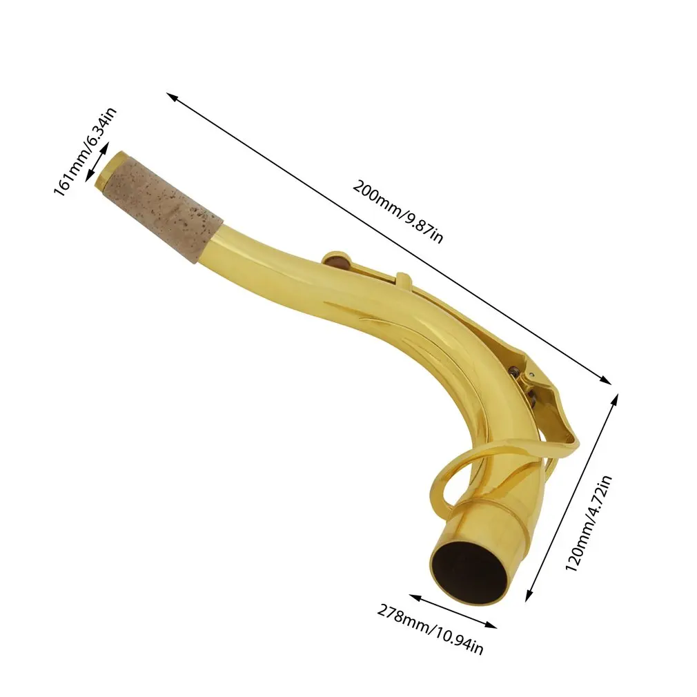 Саксофон музыкальный инструмент тенор саксофон изогнутая Шея латунный материал саксофон аксессуары Музыкальные инструменты аксессуары