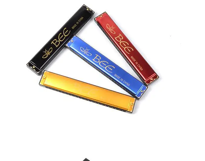 Small Harmonica Bee Harmonica 16 Hole Harmonica Color Mini Bees Small Harmonica Wholesale Color Piano