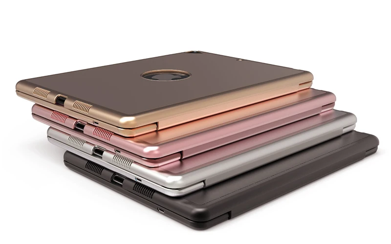 [Новинка] алюминиевая 4,0 Bluetooth беспроводная клавиатура для iPad 10,", 7 цветов с подсветкой+ умный режим сна/пробуждения+ Автоматическое включение/выключение