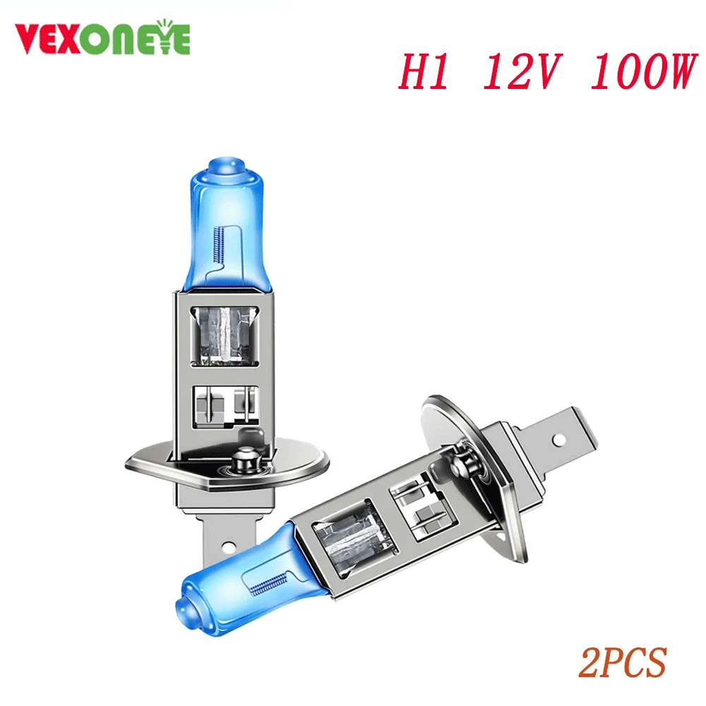 Ampoule Halogène Blanche Super Brillante H1 12v 100w, Phare De Voiture