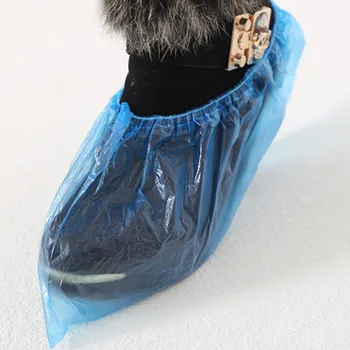 

Disposable 500 Pack Shoe Covers Hygienic Boot Cover For Workplace, Indoor Carpet Household Protective Tissues Disinfection #RG