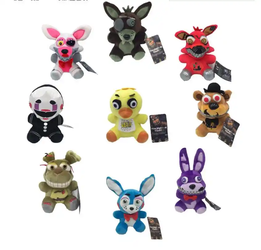 18センチメートル5夜フレディのホラーゲームでチカボニーsansheeフレディぬいぐるみぬいぐるみ動物玩具クリスマスギフトおもちゃ子供のための Null Aliexpress