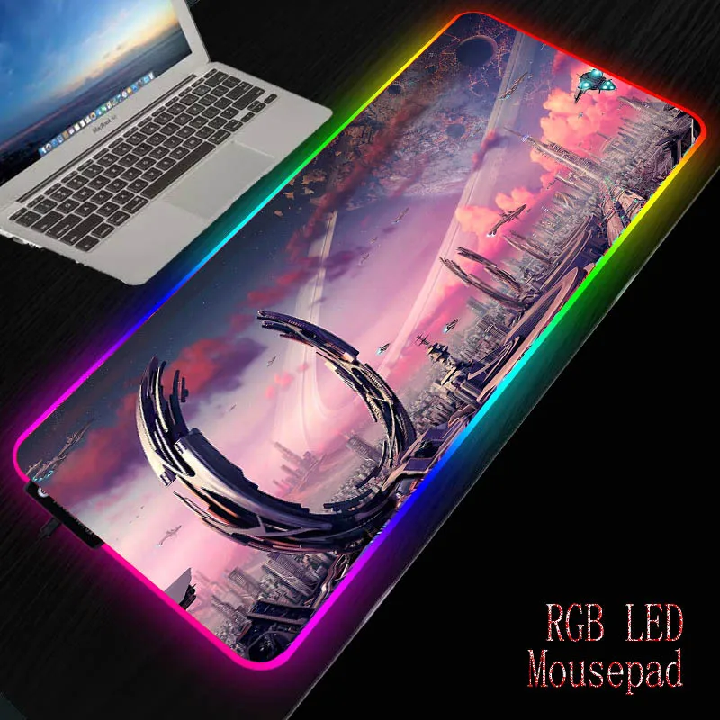

MRGBEST Portable Large Mouse Pad Gamer Waterproof PU Desk Mat Computer Mousepad Keyboard Table Cover