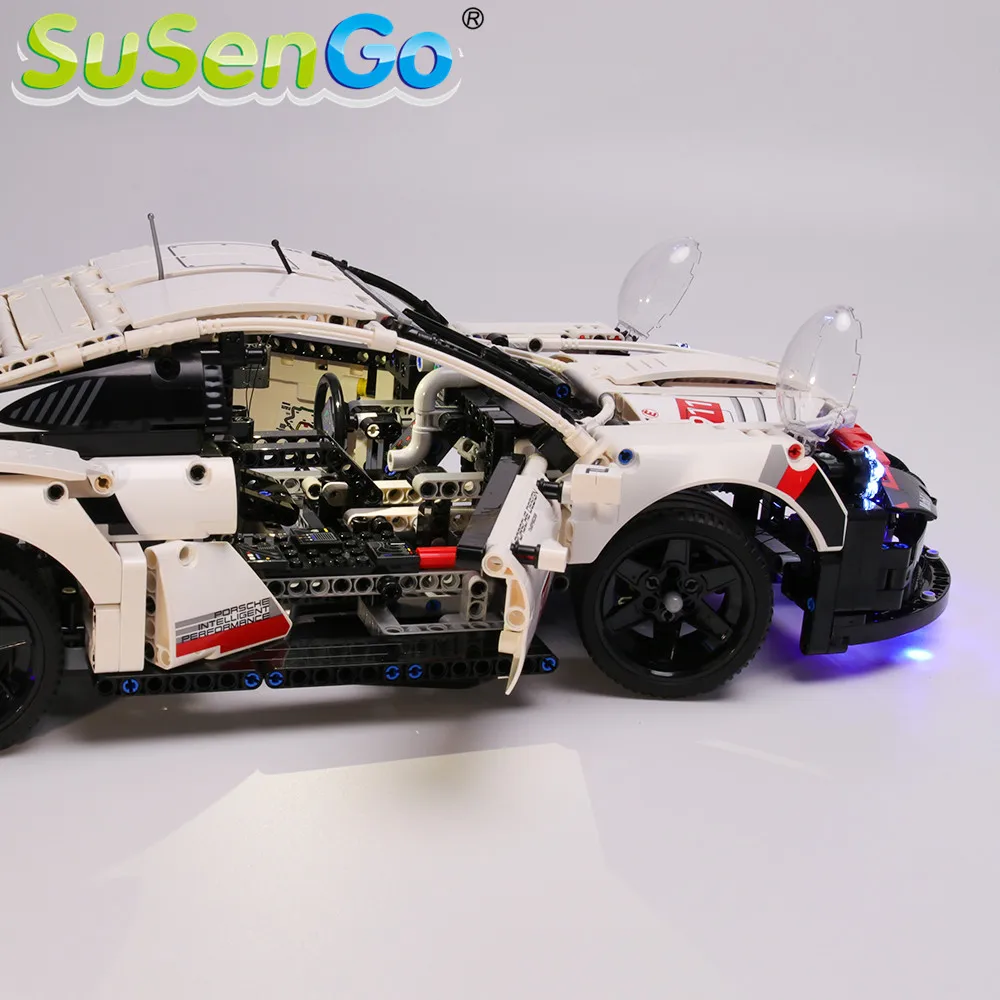 SuSenGo набор светодиодных светильников для 42096 серии Technic комплект освещения