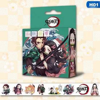 

2020 News 15mm*5m Japanese Anime Demon Slayer Washi Tape Adhesive Tape DIY Cartoon Masking Tape Scrapbooking Stickers Label