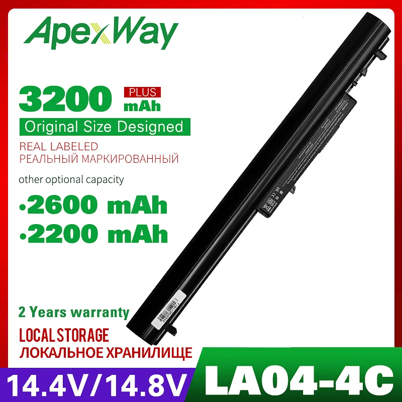 Аккумулятор для ноутбука 14 8 в HP LA04 LAO4 Pavilion n000 n274tx 15 P151 ProBook 350 G2|Аккумуляторы