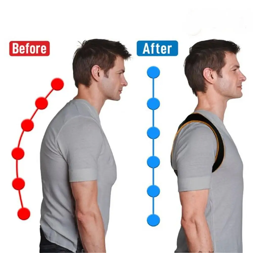 Brace Support Belt Adjustable Back Posture Corrector Clavicle Spine Back Shoulder Lumbar Posture Correction Fitness Accessory