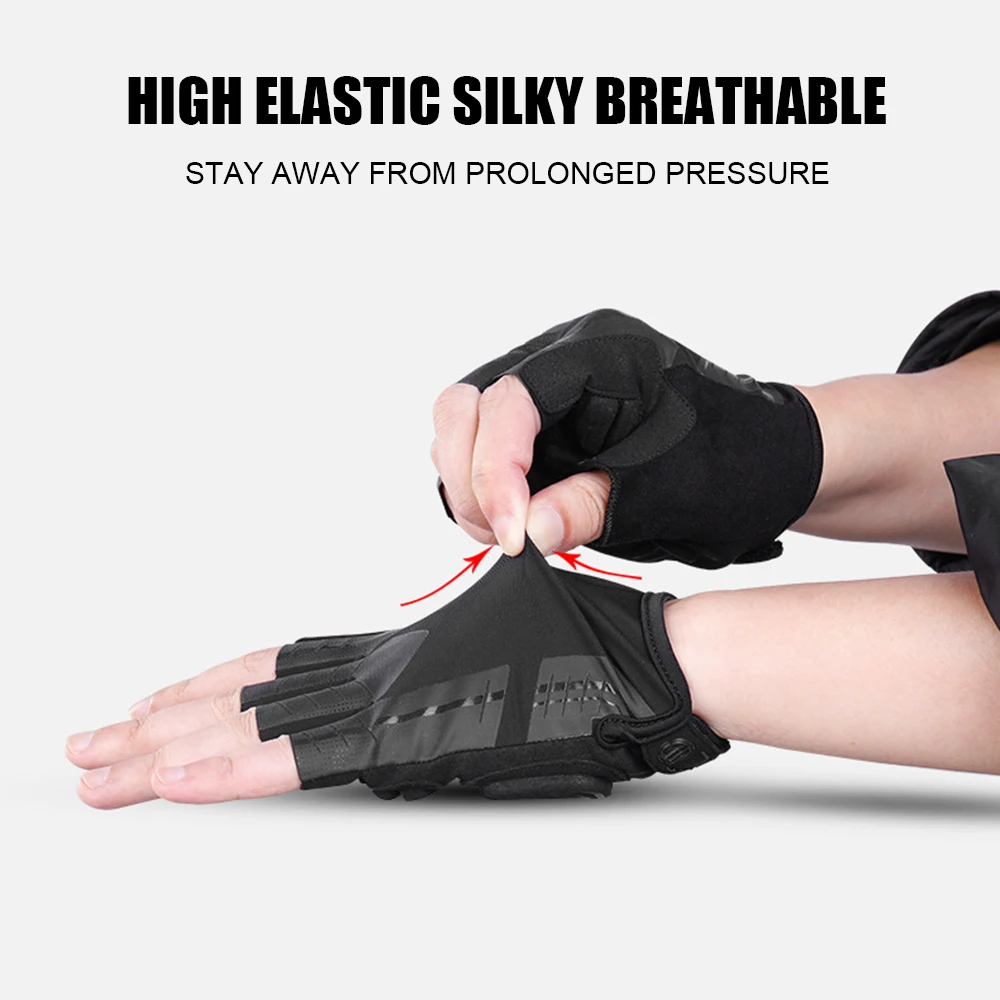 New 2019 Pro Velo Half Finger Cycling Gloves SBR Fillings Racing Mountain Bike Gloves Breathable MTB Road Bicycle Gloves