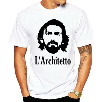 

L'Architetto Pirlo Printed Mens T Shirt Italy Juventusal Azzurri Legend Football Fashion Cool Casual Summer Paried Beer T Shirts