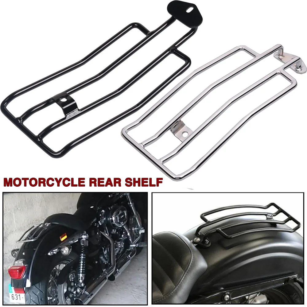 Черная подставка для багажа на заднее сиденье мотоцикла H Sportster Iron XL 883 1200 2004-2019 2018