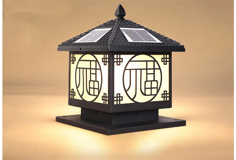 Outdoor Wall Lamps Waterproof Solar panel Modern Light Contemporary Creative Balcony Courtyard Corridor Villa Duplex Hotel