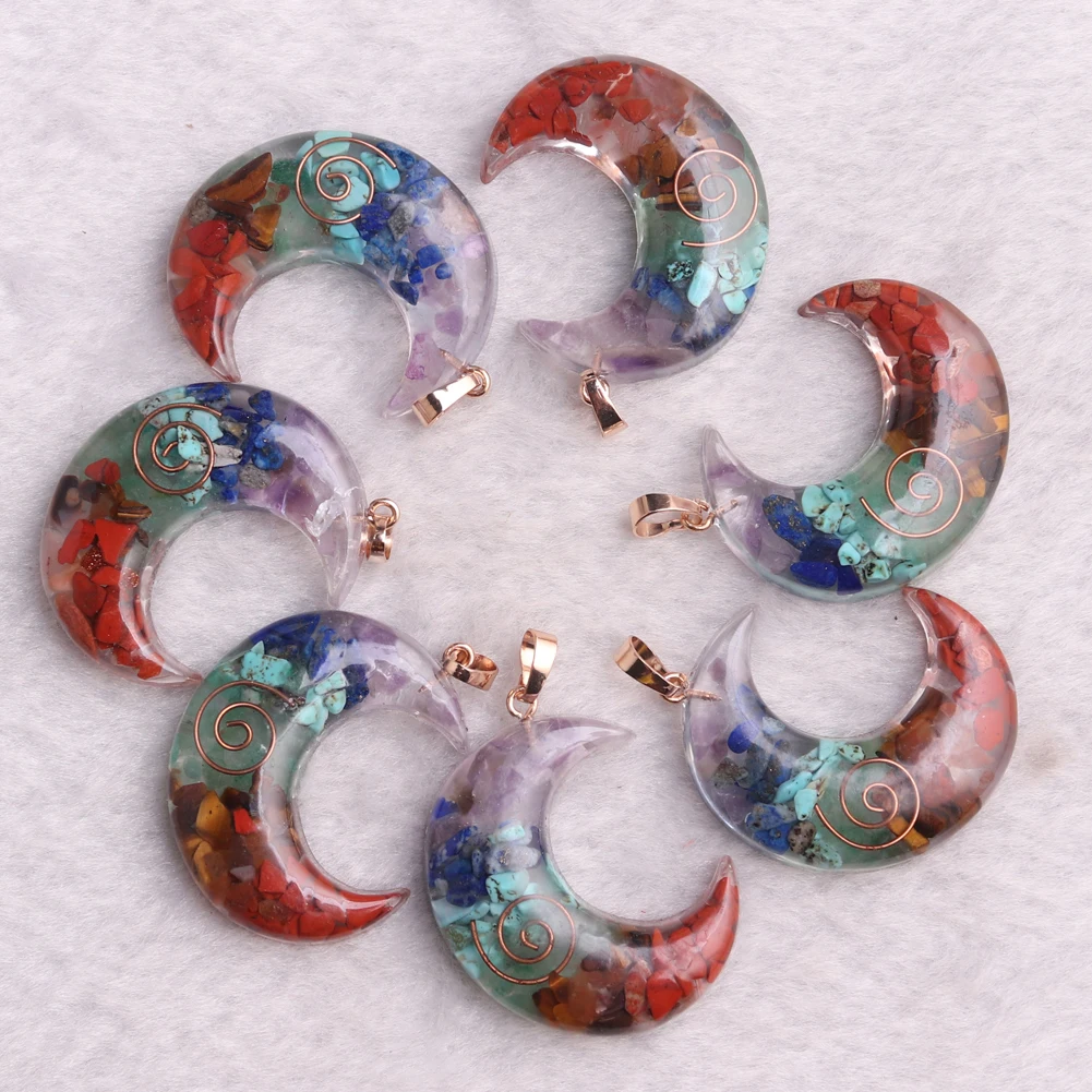 

50 шт., подвески из натурального камня