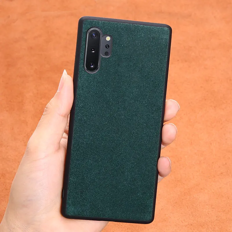 Настоящая ворсистая коровья кожа чехол для телефона для samsung galaxy Note 10 8 9 Примечание 10 плюс A50 A70 A80 A60 A30 A8 A9 A7 S7 S8 S9 S10 плюс