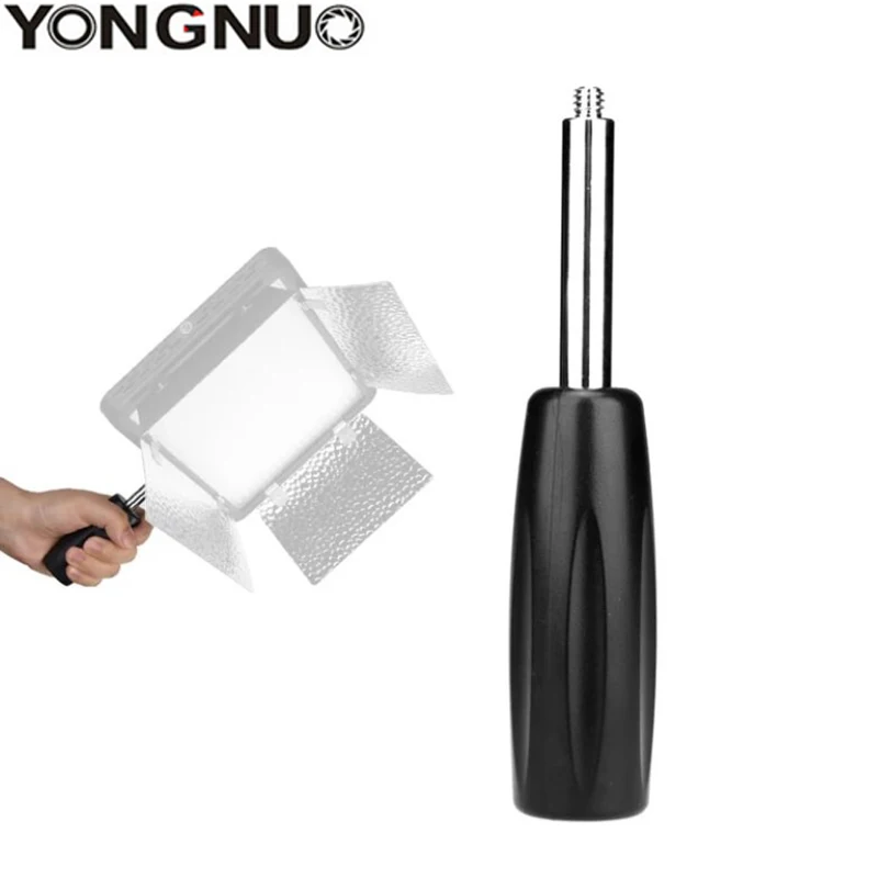 휴대용 핸들 바 안정기 사진 스튜디오 용 1/4 나사 홀더 비디오 LED 라이트..