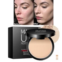 Горячая матовая прессованная пудра макияж консилер контроль жирности лица установка Тональная основа для лица макияж минеральная компактная пудра