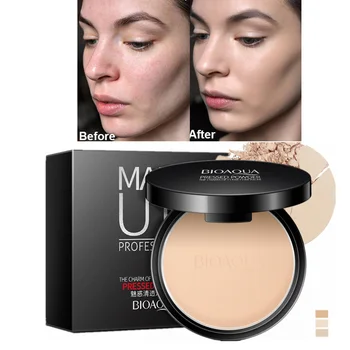 

Hot Sale Matte Pressed Powder Makeup Concealer Oil-control Face Setting Foundation Facial Make Up Mineral Compact Powder
