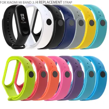 

2PCS For Xiaomi Mi Band 3 4 Strap Bracelet Silicone Wristband Bracelet For Mi Band 3 Strap Smart For Mi Band3 Wrist Strap
