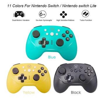 

Bluetooth Game Controller Wired&Wireless Gamepads With Axis & Vibration Mando Pro Switch Lite Joystick For Nintend Switch Pro