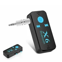 Беспроводной Bluetooth 3,5 мм AUX аудио стерео музыка A2DP автомобильный громкой связи приемник адаптер JHP-лучший