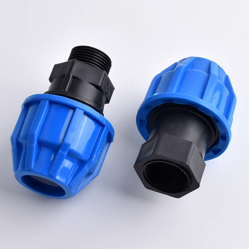 

1Pc Hi-quality PPR PVC PE Female Male Thread Direct Quick connector Water Pipe Connectors Plastic joint Agricultural Accessories